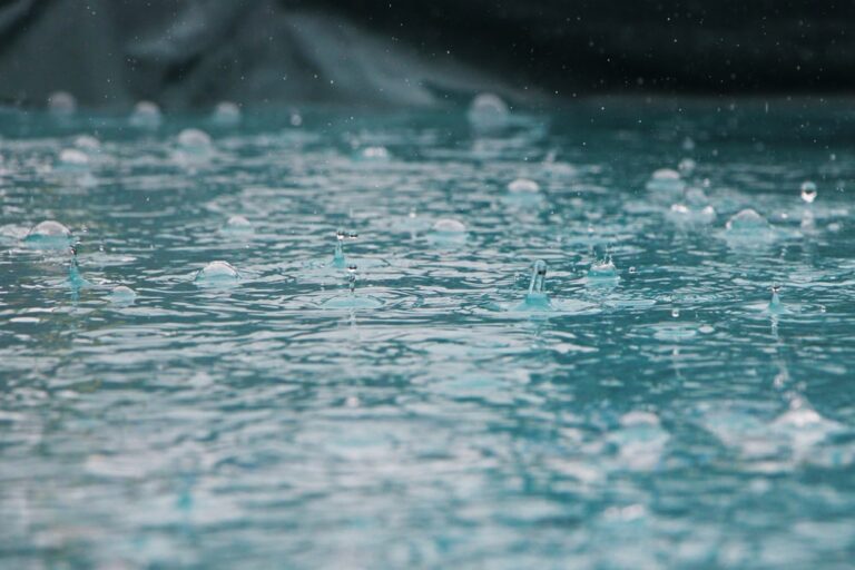 Floodwater pooling, symbolizing the need for professional water damage restoration.