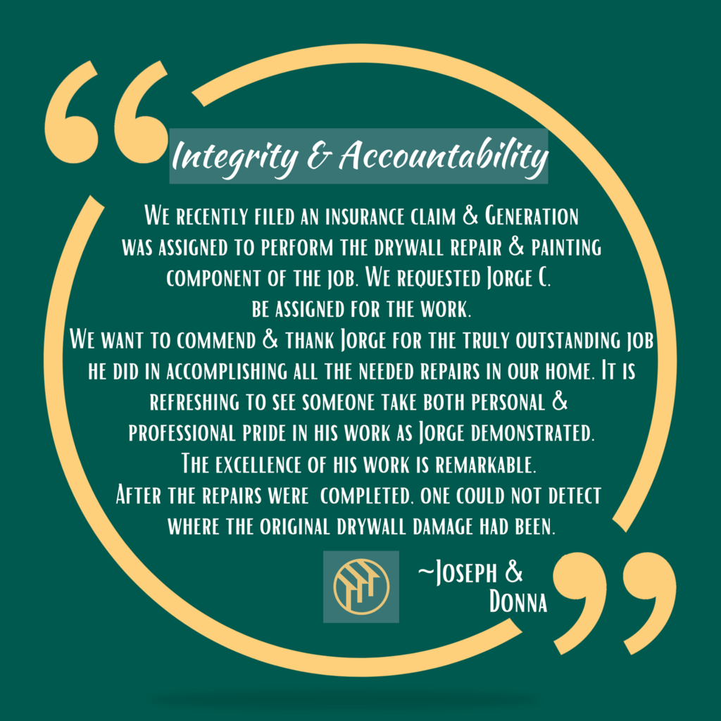 Core Values | Generation Contracting